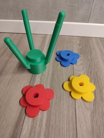 Lego Pièces - Lego MOC (my own creation) Retro Flower