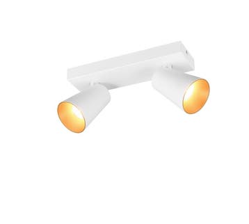 Trio SHARP plafondspot | GU10 Fitting | wit mat | Ø 8 cm | I, Verzenden