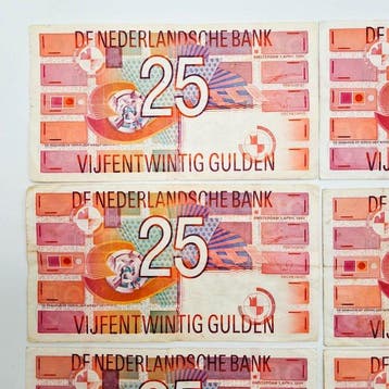 Nederland. - 6 x 25 Gulden 1989 - PL71 (Zonder minimumprijs)