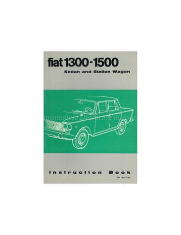 1963 FIAT 1300 | 1500 SEDAN + STATION WAGON