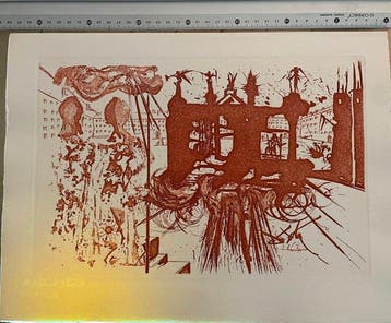 Salvador Dali (1904-1989) - El Pórtico From La Vida es