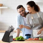 2dekans | KitchenBrothers Messenset - Messenblok - 16-Delig, Ophalen of Verzenden, Nieuw