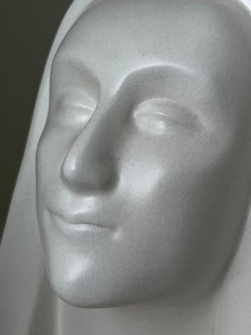 Plateelbakkerij Zuid-Holland - Amp Smit - sculptuur, Madonna, Antiek en Kunst