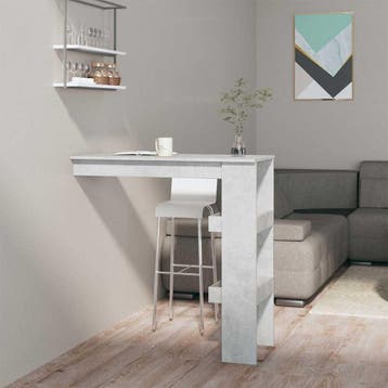 vidaXL Bartafel wandgemonteerd 102x45x103,5 cm bewerkt hout, Verzenden, Nieuw