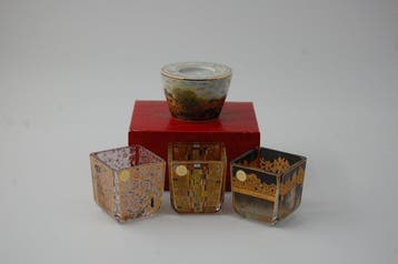 Goebel - Hundertwasser / Monet - Theelichthouder (4) - Glas