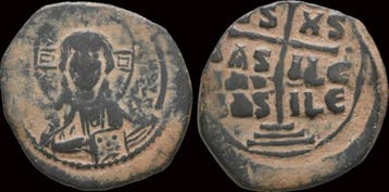 1028-1034ad Byzantine Anonymous Ae follis, attributed to..., Verzenden