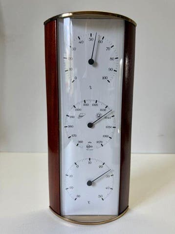 Barigo - Station météo - Bois, Laiton - Station météo en 3
