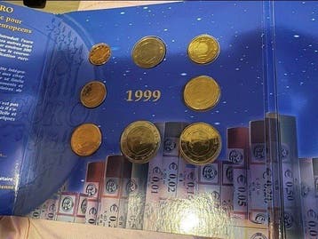 België. Year Set (BU) 1999/2001 Trippleset (Zonder