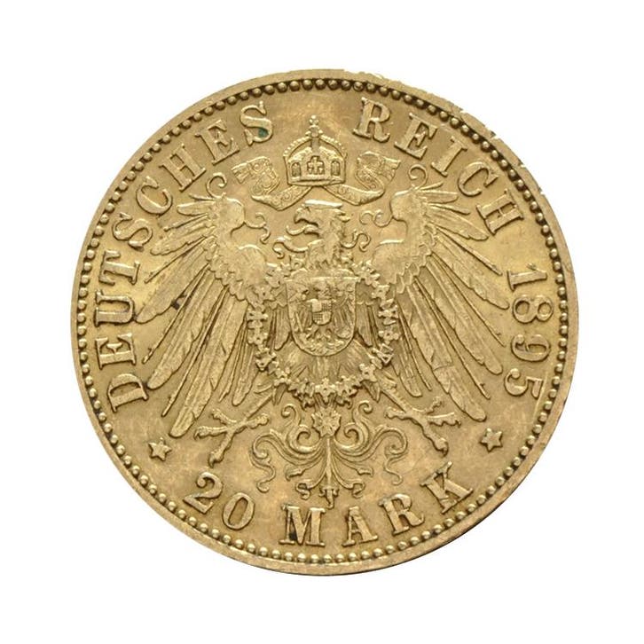 Gouden munt 20 Mark, Timbres & Monnaies, Métaux nobles & Lingots