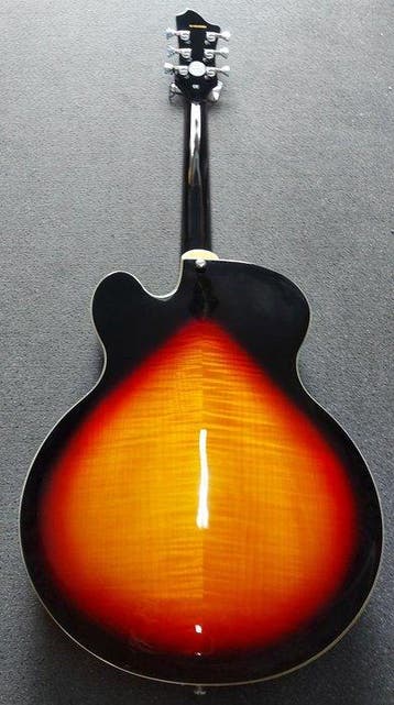 Hagstrom / Hagström - HJ800 Vintage Sunburst - - Semi-hollow, Nieuw