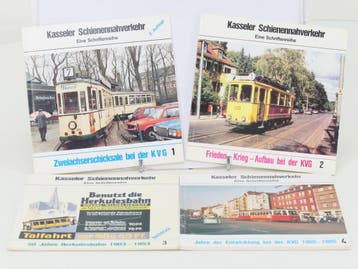 Kasseler Schienennahverkehr – Schriftenreihe KVG (4 delen., Ophalen of Verzenden, Nieuw