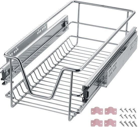 2dekans | Uitschuifbaar Telescopisch keukenrek - voor o.a., Huis en Inrichting, Keuken | Keukenbenodigdheden, Ophalen of Verzenden