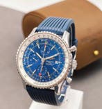Breitling - Navitimer World Chronograph GMT Full Set -, Handtassen en Accessoires, Horloges | Heren, Nieuw