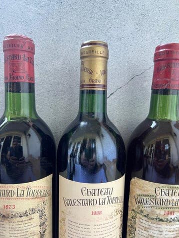 1988 , 1973, 1981 Chateau Balestard La Tonnelle -, Nieuw