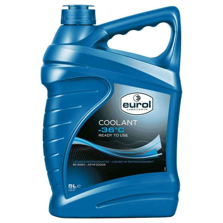 Eurol Coolant BS 6580 -36°C Koelvloeistof 5L, Auto diversen, Onderhoudsmiddelen, Verzenden