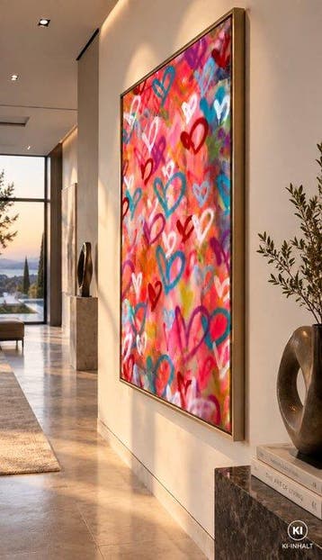 Timo Wedell - Spray-Painted Affection - XXL - Abstract