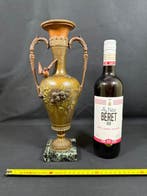 Vaas - Zinklegering - Franse Art Nouveau-vaas