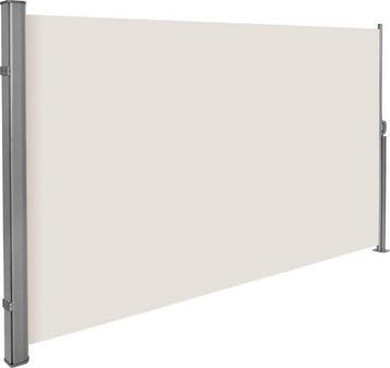 2dekans | tectake - Uitschuifbaar aluminium windscherm, Ophalen of Verzenden, Nieuw