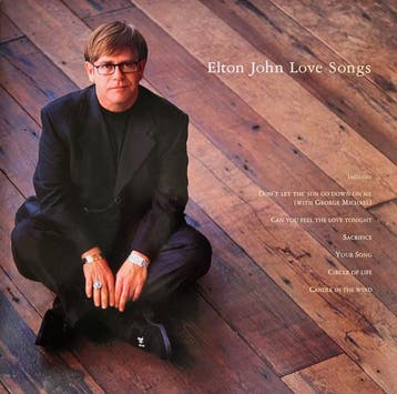 Elton John - Love Songs, Verzenden, Gebruikt
