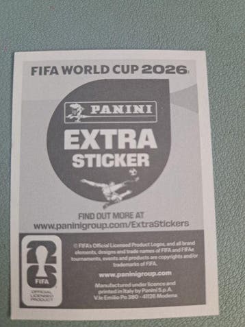 2026 Panini World Cup Stickers Kylian Mbappé 1 Non collé - 1, Nieuw