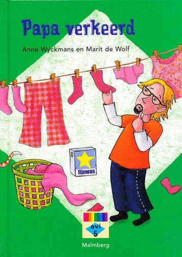Leeskist ruit leesboekje Papa verkeerd, Boeken, Verzenden, Nieuw