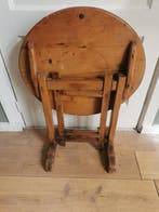 Tafel - Hout - Franse Tilt top wijntafel