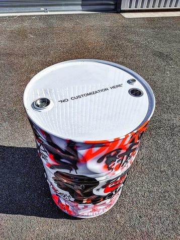 Baril Factory - Oeuvre Jordan 23 streetart