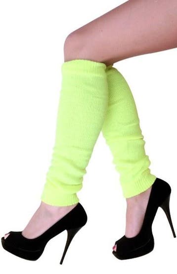 Beenwarmers Fluor Geel, Verzenden, Nieuw