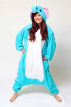 Onesie Blauwe Olifant Pak S-M of 158-164 Olifantenpak Kostuu, Ophalen of Verzenden, Nieuw