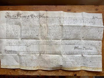 [Queen Anne - era] - Early English Probate Copy of a Last, Nieuw