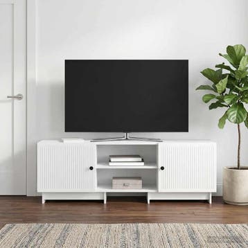 vidaXL TV Kast Wit 150 x 31 x 50 cm Geconstrueerd hout, Huis en Inrichting, Verzenden, Nieuw