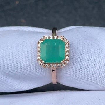 Zonder minimumprijs - Ring - 14 karaat Roségoud, 2,71 gram, Nieuw