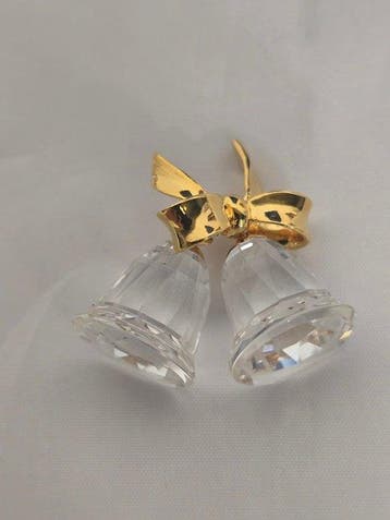 Swarovski - Beeldje - Swarovski dubbele kristallen bellen