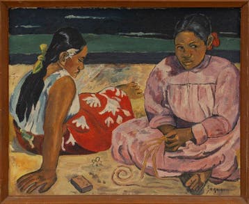 After Paul Gauguin (XX) - Tahitian women on the beach