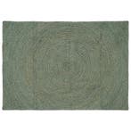 vidaXL Vloerkleden Olijfgroen 120 x 170 cm Jute, Verzenden, Nieuw