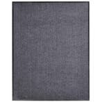 vidaXL Deurmat 117x220 cm PVC grijs, Tuin en Terras, Verzenden, Nieuw