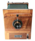 Piseroni & Mondini Milano 18x24cm italian wood and brass, Nieuw