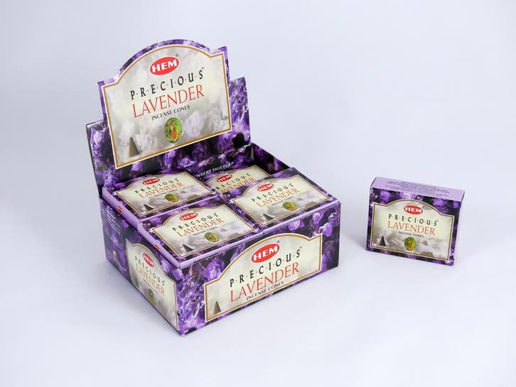 HEM Wierook Kegels / Cones - Lavendel / Lavender (Preciou..., Huis en Inrichting, Woonaccessoires | Overige, Nieuw, Ophalen of Verzenden