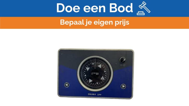 Bieden: Radio Zeeland SIGMA-370 Marine Compass Navigation D, Watersport en Boten, Navigatiemiddelen en Scheepselektronica, Ophalen of Verzenden