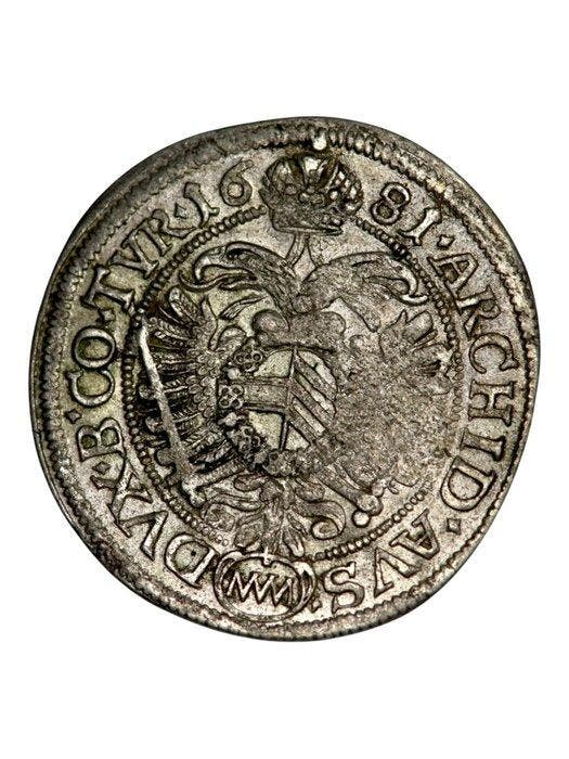 Hertogdom Karinthië (Oostenrijkse Staten). 6 Kreuzer 1681 -, Postzegels en Munten, Munten | Europa | Niet-Euromunten