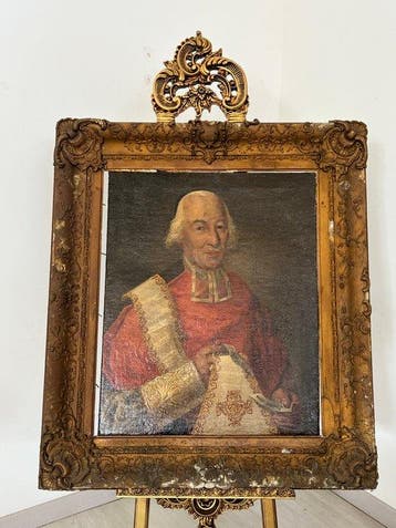 Italiaanse school (XVIII) - Ritratto di Vescovo
