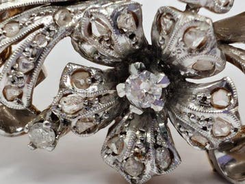 Armband - 18 karaat Geel goud, Platina - 3.50ct. tw. -, Nieuw