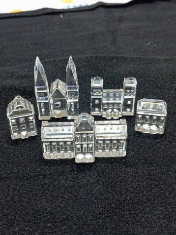 Swarovski - sculptuur, Città di Swarovski - 6 cm - Kristal, Antiek en Kunst