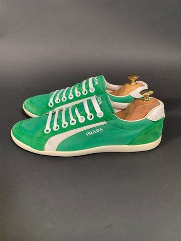 Prada Low-top Sneaker Green 4E 1835 UK 6.5 - Sneakers -, Kleding | Heren, Schoenen, Nieuw