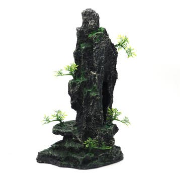 Steile rots 35 cm / aquarium decoratie As-109 (Hardscaping), Verzenden, Gevuld zeewateraquarium