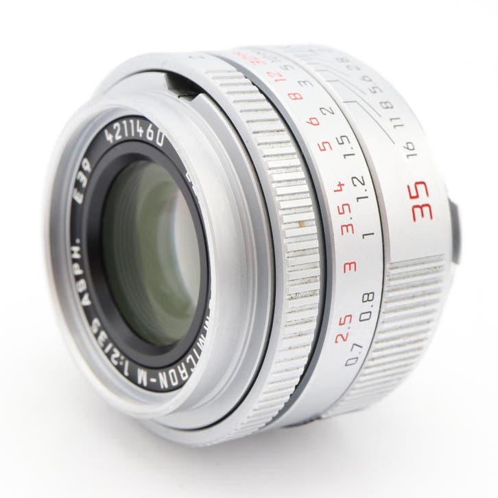 Leica 11882 Summicron-M 35mm F/2 ASPH. zilver | Tweedehands, Audio, Tv en Foto, Foto | Lenzen en Objectieven, Zo goed als nieuw
