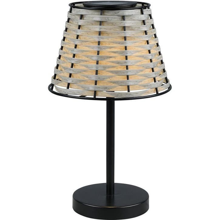 Trion Roza LED Tafellamp - Rond, Mat Zwart, Warm Wit 3000K,, Huis en Inrichting, Lampen | Tafellampen, Nieuw, Verzenden