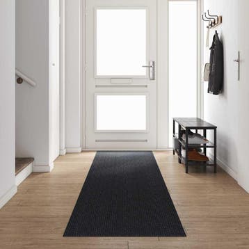 vidaXL Tapijt Loper Antraciet 80 x 500 cm Stof, Verzenden