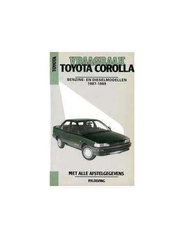 1987 - 1989 TOYOTA COROLLA BENZINE & DIESEL VRAAGBAAK NEDE.., Ophalen of Verzenden