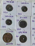 Belgisch-Congo. Lot from 1921, 15 coins (Zonder, Postzegels en Munten